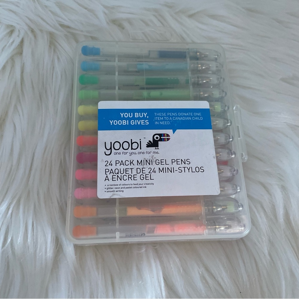 🎁3/$30 
Yoobi 24 Pack Mini Gel Pens - Glitter, Neon, Pastel GUC